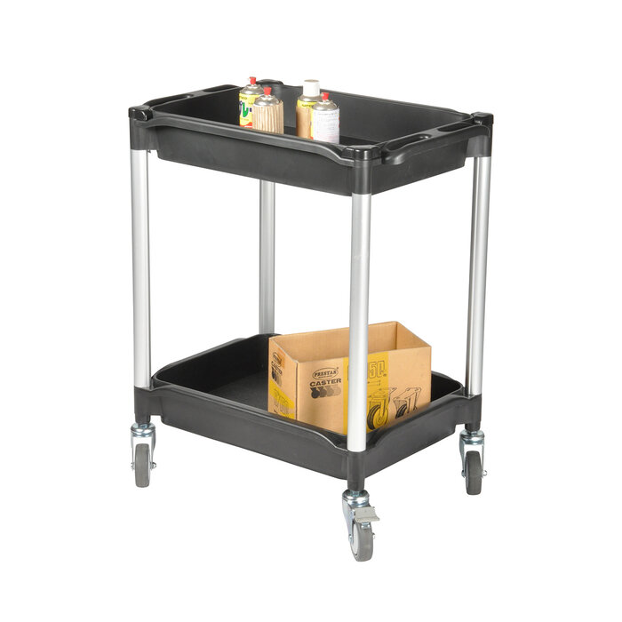 Matador Matador Regalwagen 608E mit 2 Kastenböden L790 x B480 x H875 mm schwarz