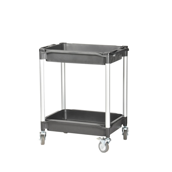 Matador Matador Regalwagen 608E mit 2 Kastenböden L790 x B480 x H875 mm schwarz