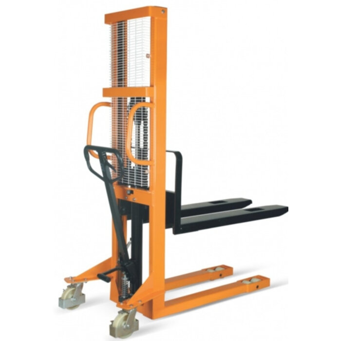 Gerbeur à commande manuelle jusqu'à 1600 mm de hauteur de levage et 660 kg (max 1000 kg)