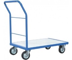 Chariot à plate-forme avec poignée de poussée jusqu'à 400 kg