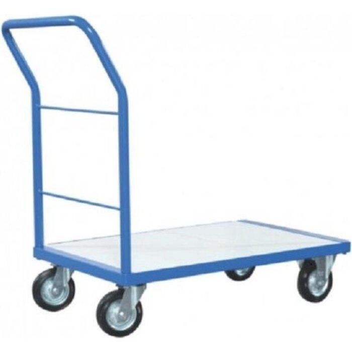 Chariot à plate-forme avec poignée de poussée jusqu'à 400 kg