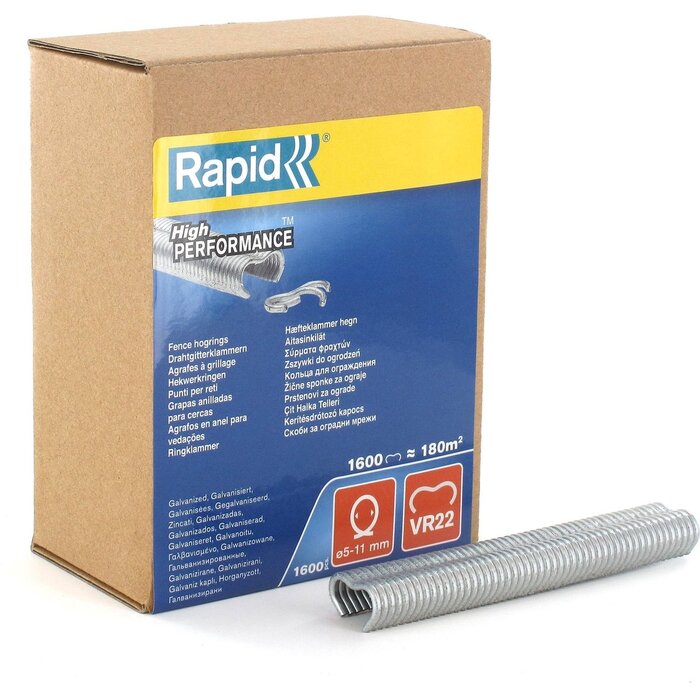 Rapid Agrafes RAPID 1600 galvanisées VR22
