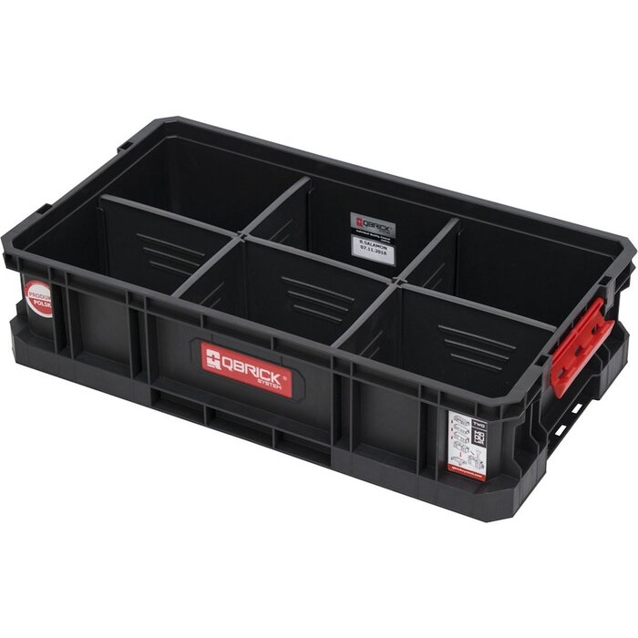 QBRICK QBRICK aufbewahrungsbox mit Trennwänden  System TWO BOX 100 FLEX