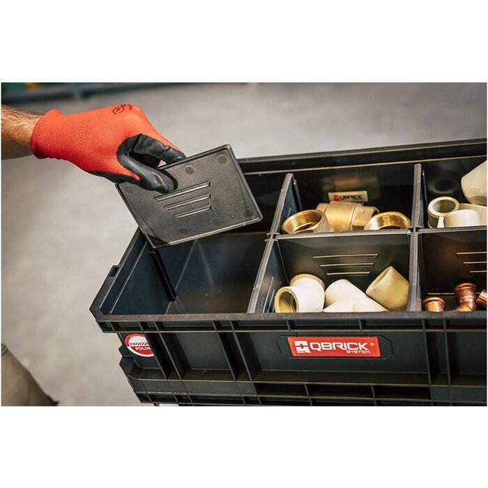 QBRICK Boîte d'optique avec parois de séparation Qbrick System TWO BOX 100 FLEX