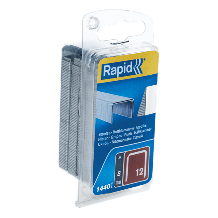 Rapid Rapid nieten 12 lengte 8mm 1440 stuks