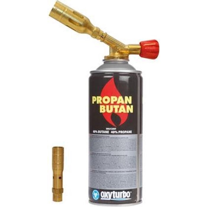 Oxyturbo - Gasbrenner mit 2 zusätzlichen Mundstücken