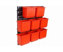 QBRICK QBRICK SYSTEM - set FX gereedschapsplaat - met 8 bakjes