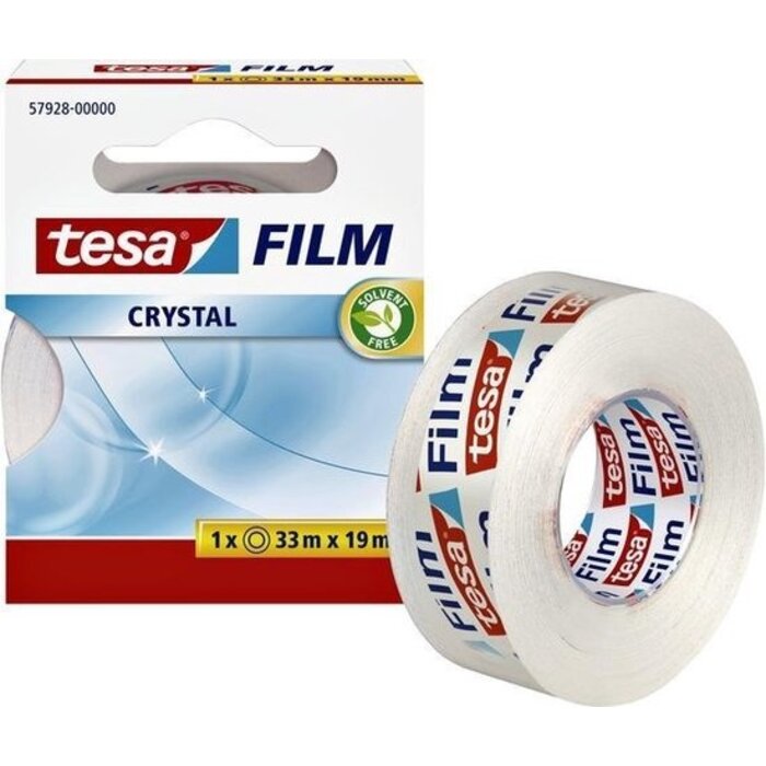 Tesa tesafilm® Crystal plakband, transparant, sterke kleefkracht