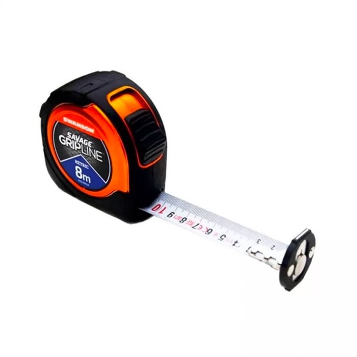 Swanson Swanson Savage Gripline Maßband magnetisch drehbare Spitze 8 m