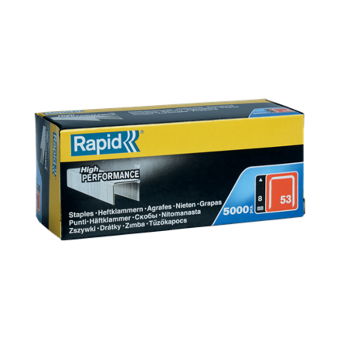 Rapid Rapid Nieten 53-8 mm Gegalvaniseerd 5.000 st.. Box