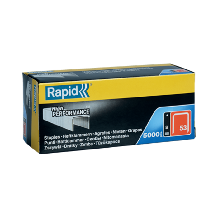 Rapid Rapid Nr. 53 Dundraadnieten 8 mm - 5000 Nietjes