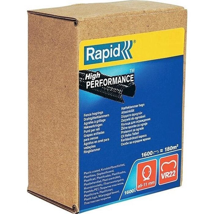 Rapid Rapid Hogringen - 5-11 mm - Zwart - 1600 Stuks