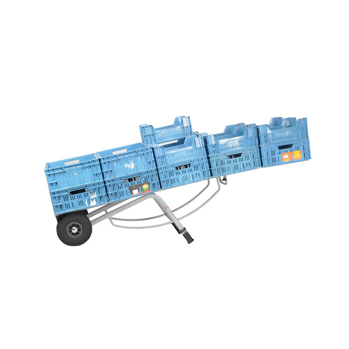 Matador Diable caisse Matador - pneumatiques - couleur : gris martelé