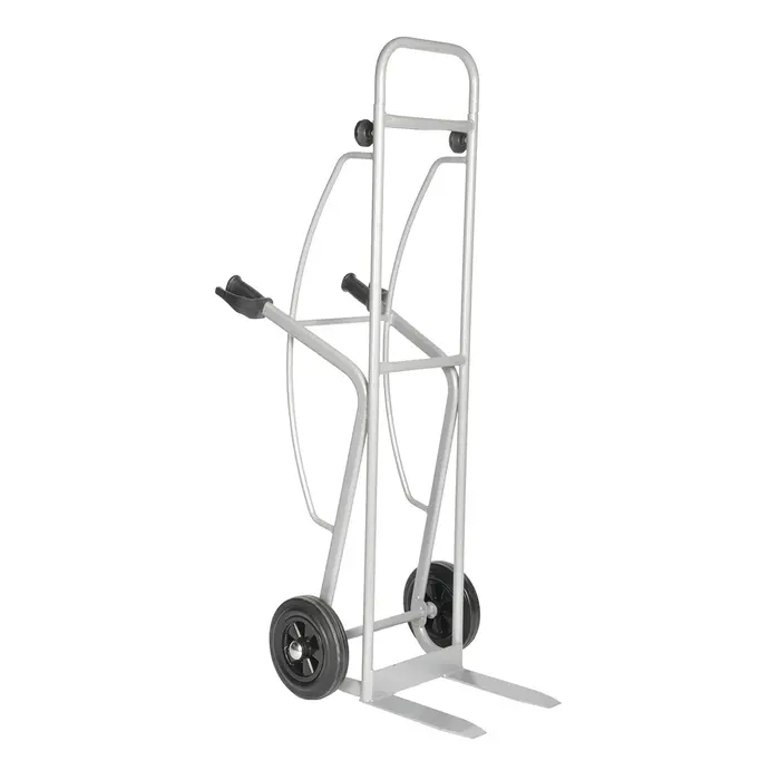 Matador Matador Krattensteekwagen - lucht banden - kleur: grijs hamerslag