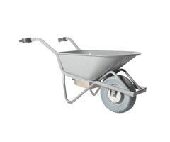 Matador Matador Elektrische Profi-Max Kruiwagen, anti-lek extra breed, 90 liter incl. accu en lader, stalen frame