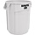 Poubelle Brute Rubbermaid - Ronde - 75,7 l - Blanc