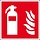 Bord brandblusser pictogram ISO 7010 200 x 200 mm