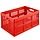 Caisse pliante 530x350x283 mm Rouge