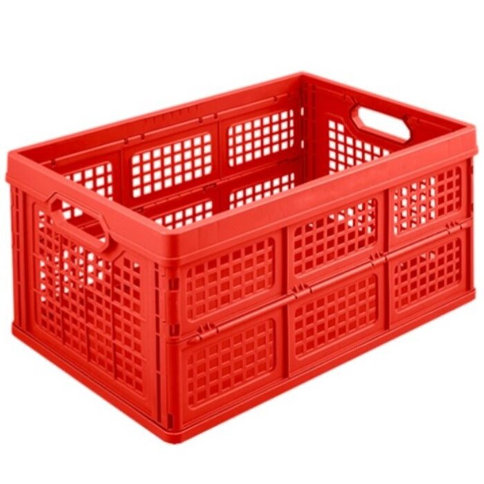 Caisse pliante 530x350x283 mm Rouge