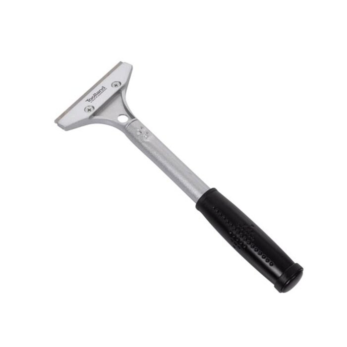 Toolland Toolland behangafsteker - ​​​​​verfkrabber 28.5 X 10 Cm Staal Zilver-zwart