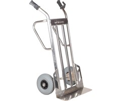 Matador Weiße Ware Sackkarre NST-500 Aluminium Extra große Stich 58x14cm auslaufsichere Räder