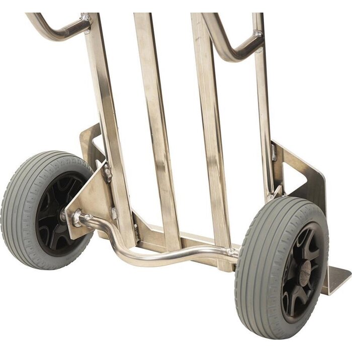 Matador Weiße Ware Sackkarre NST-500 Aluminium Extra große Stich 58x14cm auslaufsichere Räder