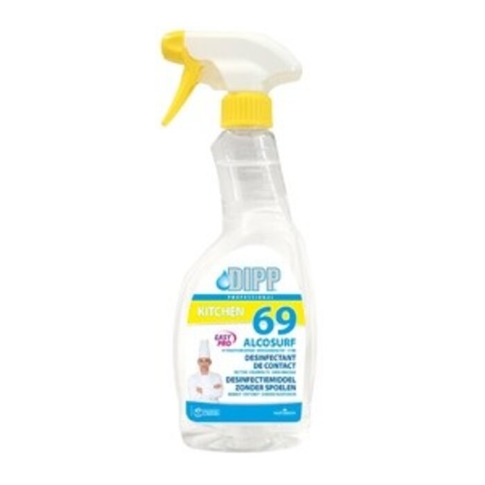 DIPP DIPP N69 - KEUKEN REINIGER EN DESINFECTIEMIDDEL ALCOSURF EASY PRO 750ml SPRAY