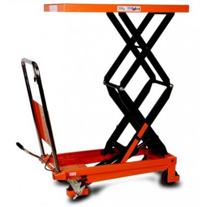 Table élévatrice mobile. Hauteur jusqu'à 1300 mm capacité de levage jusqu'à 350 kg
