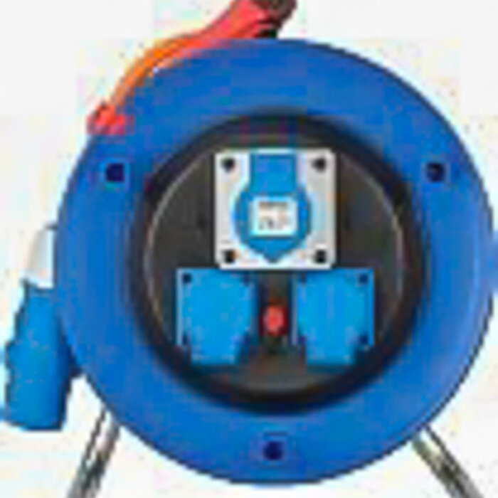 Brennenstuhl Brennenstuhl 1182690100 Enrouleur de câble 25,00 m Fiche CEE orange 16 A 3 pôles