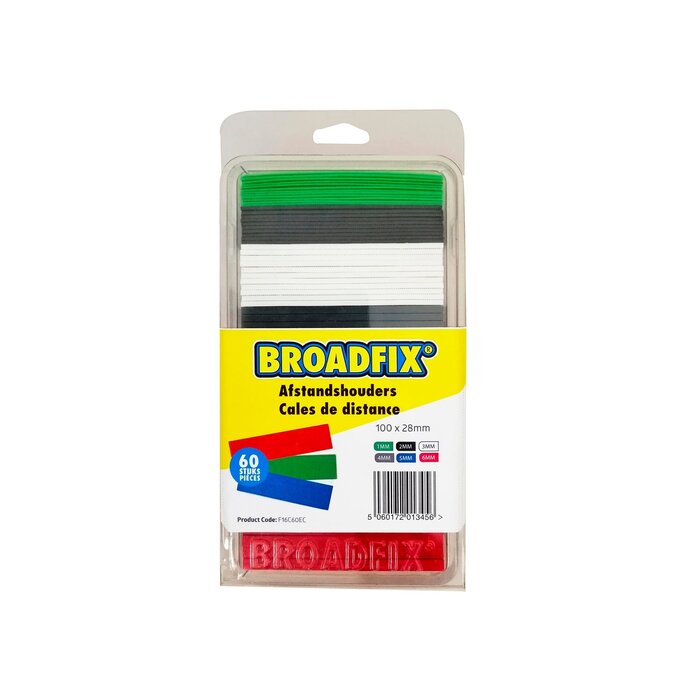 Broadfix Entretoises Broadfix 100x28 mm 1-6 mm plates 60 pièces