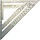 Triangle de mesure Swanson pour charpentier en aluminium 250mm(5-en-1)