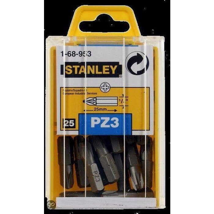 STANLEY Stanley - 1-4 Bits Pozidriv - Nr3