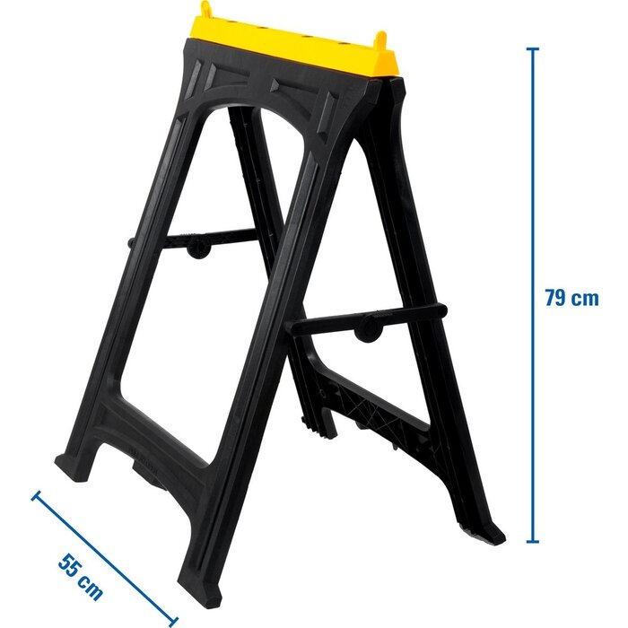 Tréteaux Kinzo - 2 Pièces - Pliable - Max. 170 kg par tréteau