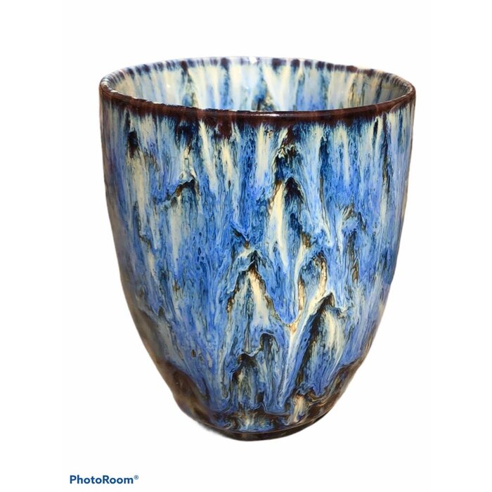 The Otter Bottle Set de 2 tasses à café/thé - bleu chiné