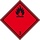 Autocollant ADR Liquide inflammable 100 x 100 mm 500 par rouleau