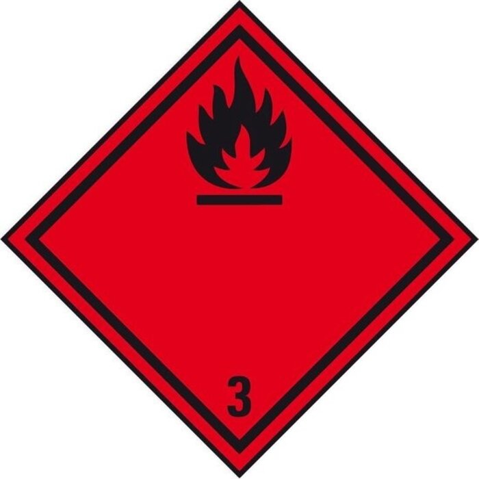 Power Tower Autocollant ADR Liquide inflammable 100 x 100 mm 500 par rouleau