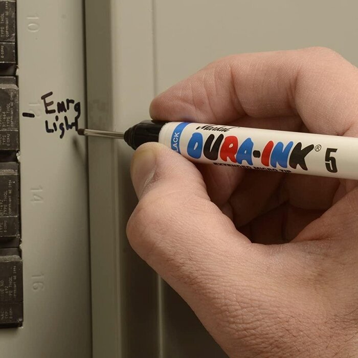 Markal Markal DURA INK 05 Viltstift Zwart (20mm lang punt) 12stuks