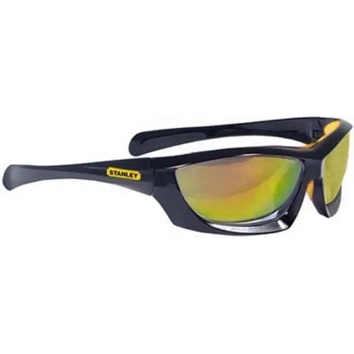 STANLEY Lunettes de sécurité miroir jaune plein cadre Stanley / lunettes de sécurité