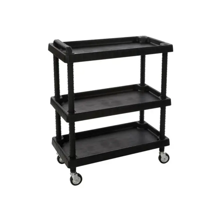 Toolland Werkzeugwagen - 3 Böden - 75 x 37,5 x 92 cm