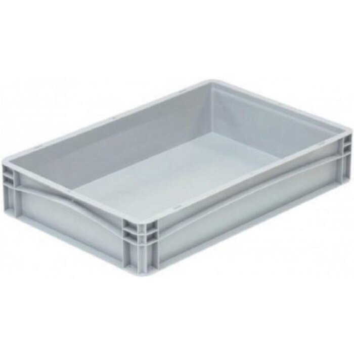 Kunststoffkiste mit geschlossenen Seiten 600x400x120mm