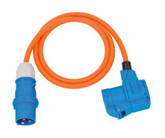 Brennenstuhl Brennenstuhl Adapterkabel CEE IP44 1.5m oranje H07RN-F 3G2.5 CEE-stekker. haakse koppeling 230V-16A
