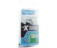 Rapid Rapid Agrafes - No 140 - Acier inoxydable - 10 mm