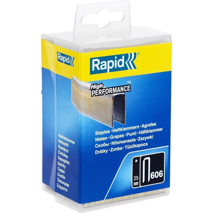 Rapid Rapid Nieten 606-25 mm Gegalvaniseerd (hars gecoat) 3.600 st.. Kunststofbox