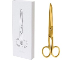 The Otter Bottle Schaar - Goudkleurig - in geschenkdoosje -18 cm