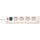 Bremounta stekkerdoos 4-voudig wit 1,5m H05VV-F 3G1,5 met schakelaar *FR/BE*