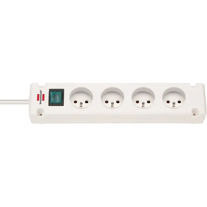 Brennenstuhl Brennenstuhl Bremounta Steckdosenleiste 4-fach weiß 1,5m H05VV-F 3G1,5 mit Schalter *FR/BE*