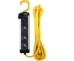 STANLEY Stanley Socket Crochet 4-voies 5 Mètres Aluminium Noir PENAARDE BE/FR