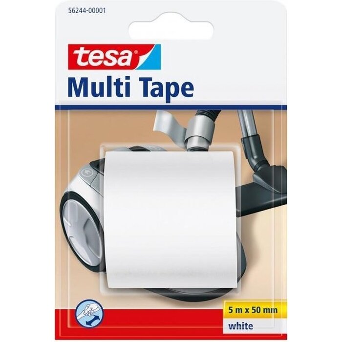 Tesa Tesa multi tape wit - 5 meter x 50 mm.