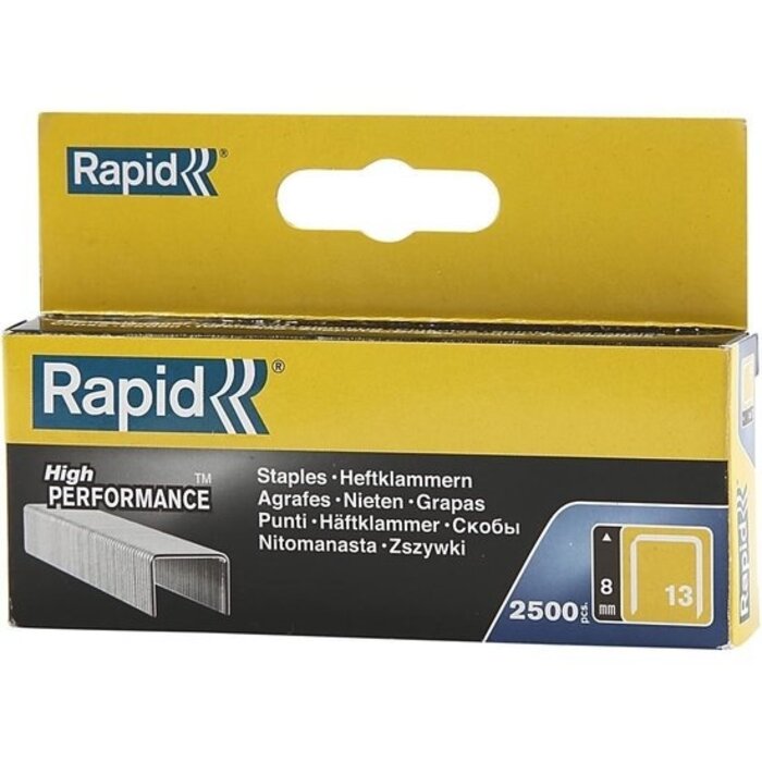 Rapid Rapid Nieten 13-8 mm Gegalvaniseerd 2.500 st.. Box