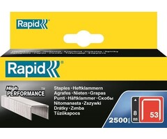 Rapid Rapid Nieten 53-10 mm Gegalvaniseerd 2.500 st.. Box
